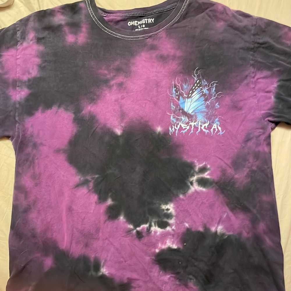 Black and Purple Graphic Tee